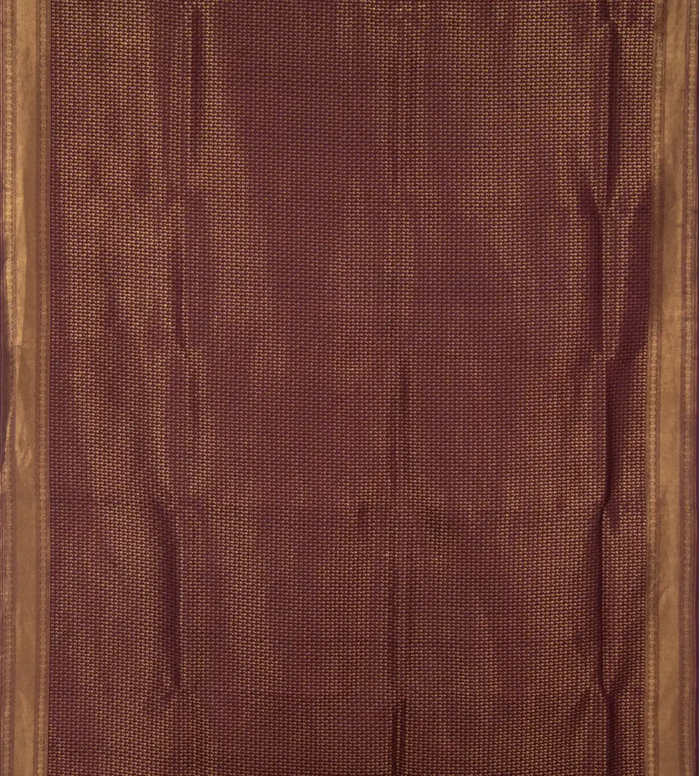 Purple Banaras Crepe Saree2