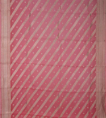 Light Pink Banaras Organza Saree2