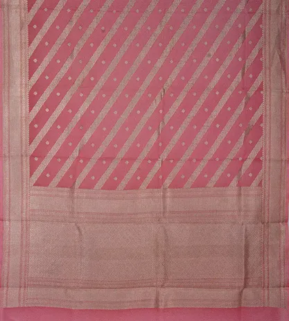 Light Pink Banaras Organza Saree3