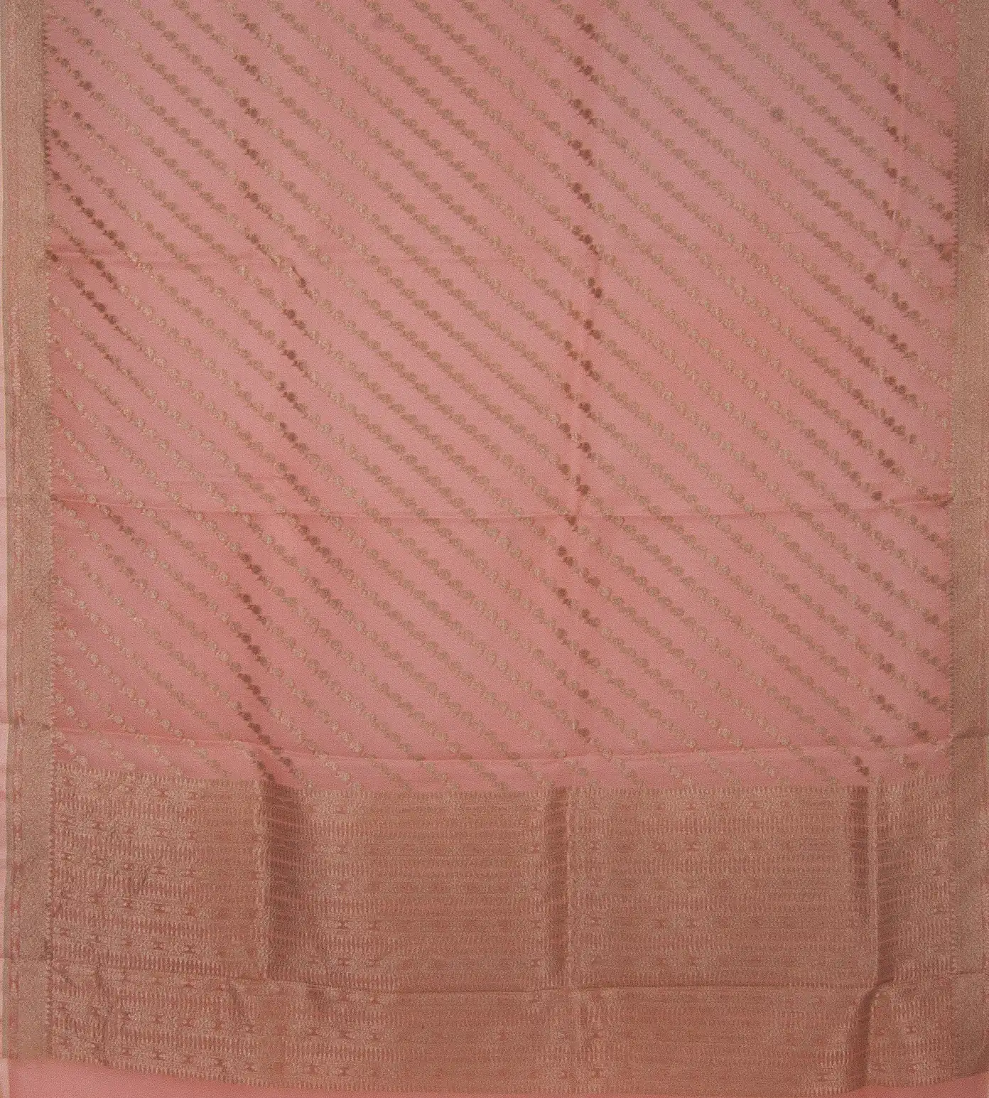 Light Pink Banaras Organza Saree3