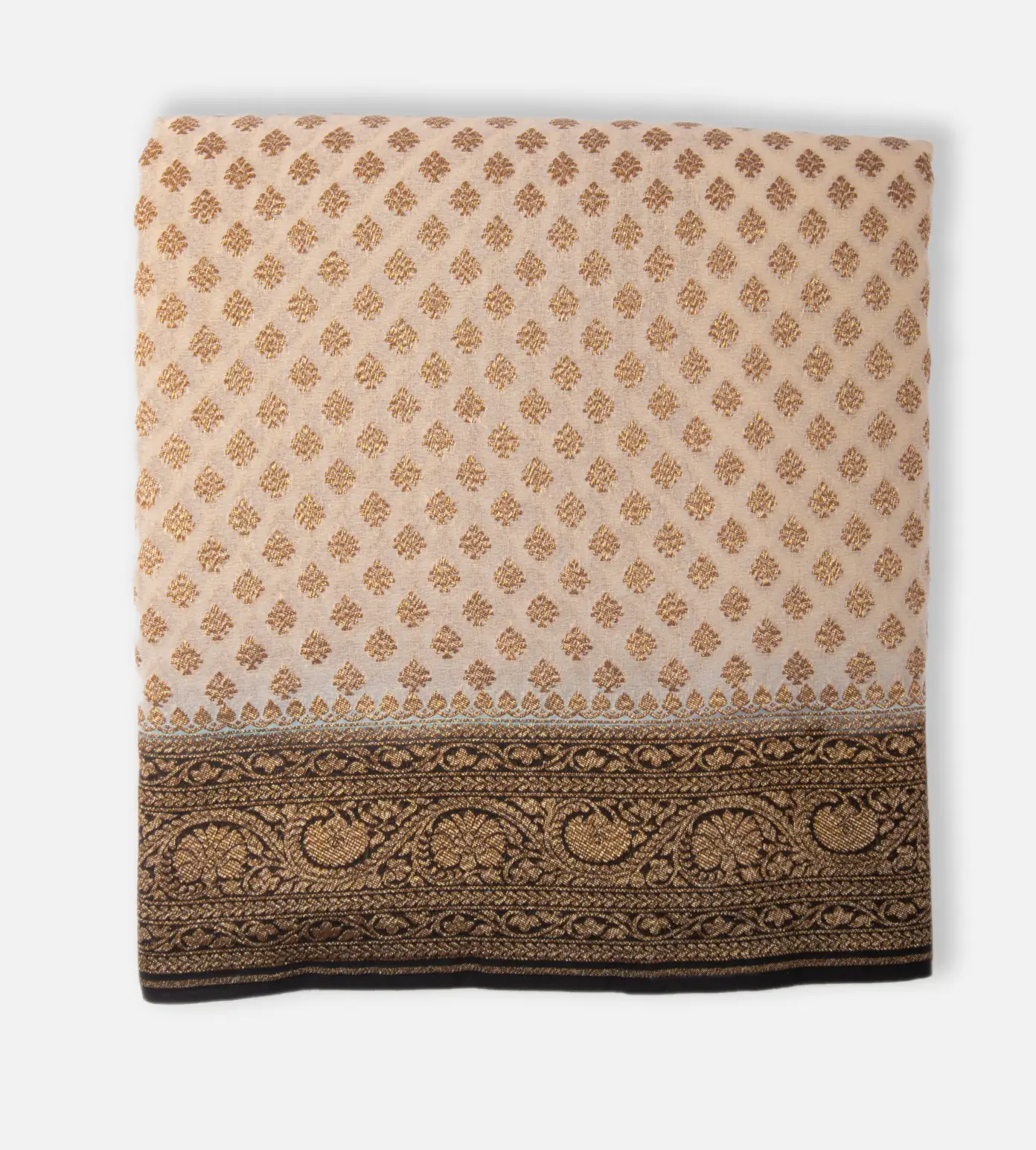 off-white-banaras-georgette-saree-rv25754-a