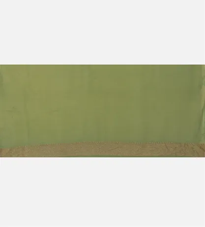 Deep Green Banaras Georgette Saree4
