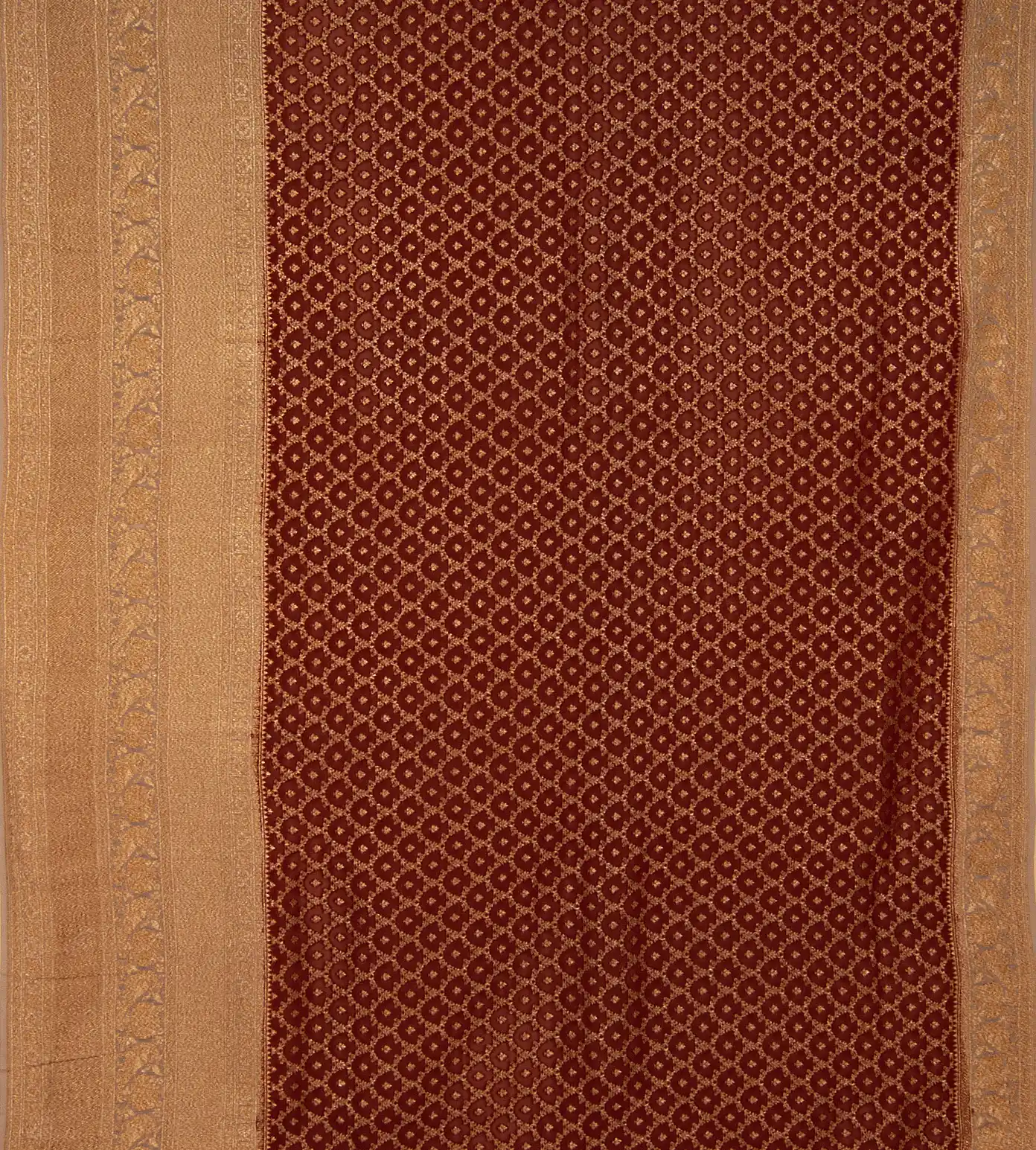 Red Banaras Georgette Saree2