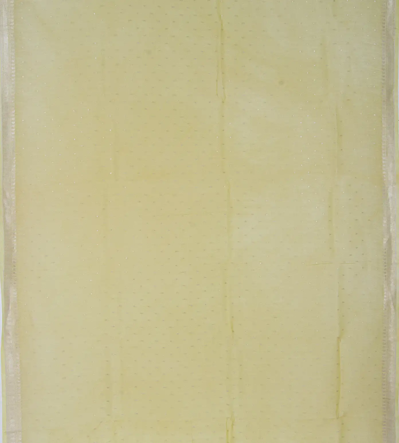 Light Yellow Linen Georgette Saree2