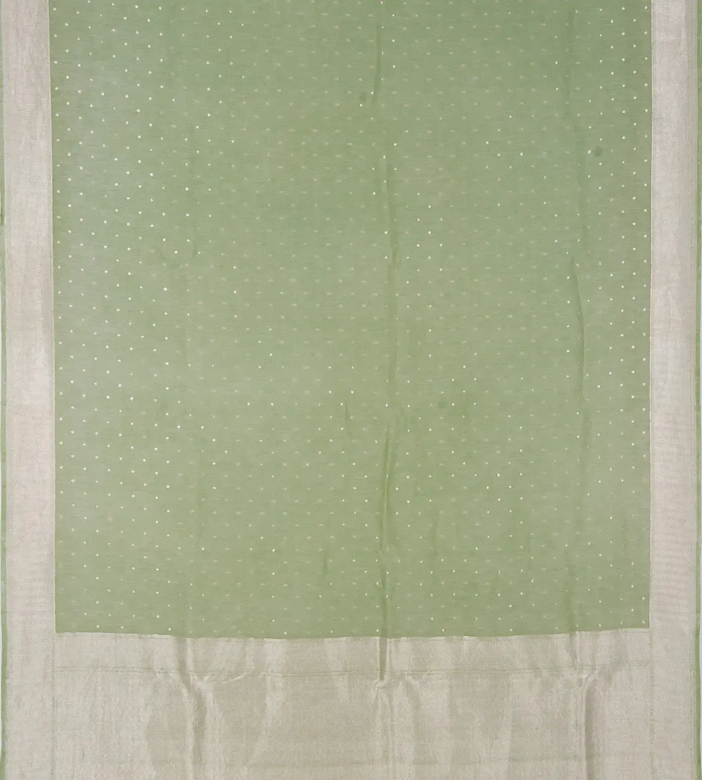 Pastel Green Linen Georgette Saree3