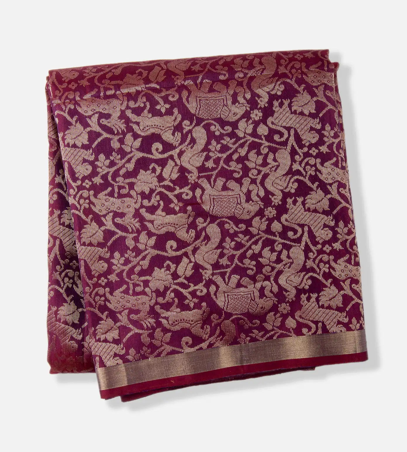 Purple Soft Silk Saree1