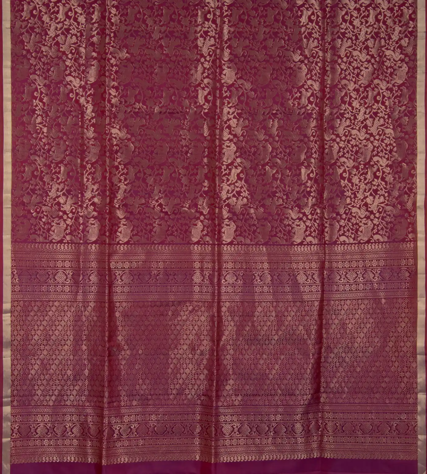 Purple Soft Silk Saree3