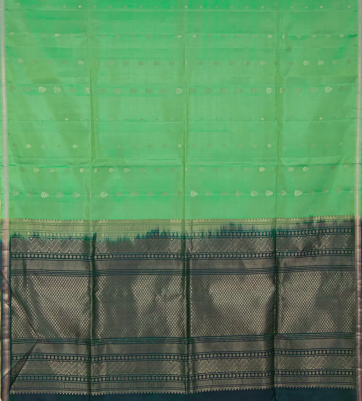 Green Soft Silk Saree3