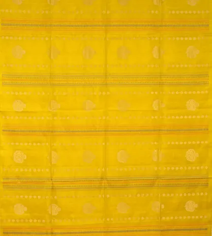 Lime Yellow Soft Silk Saree2