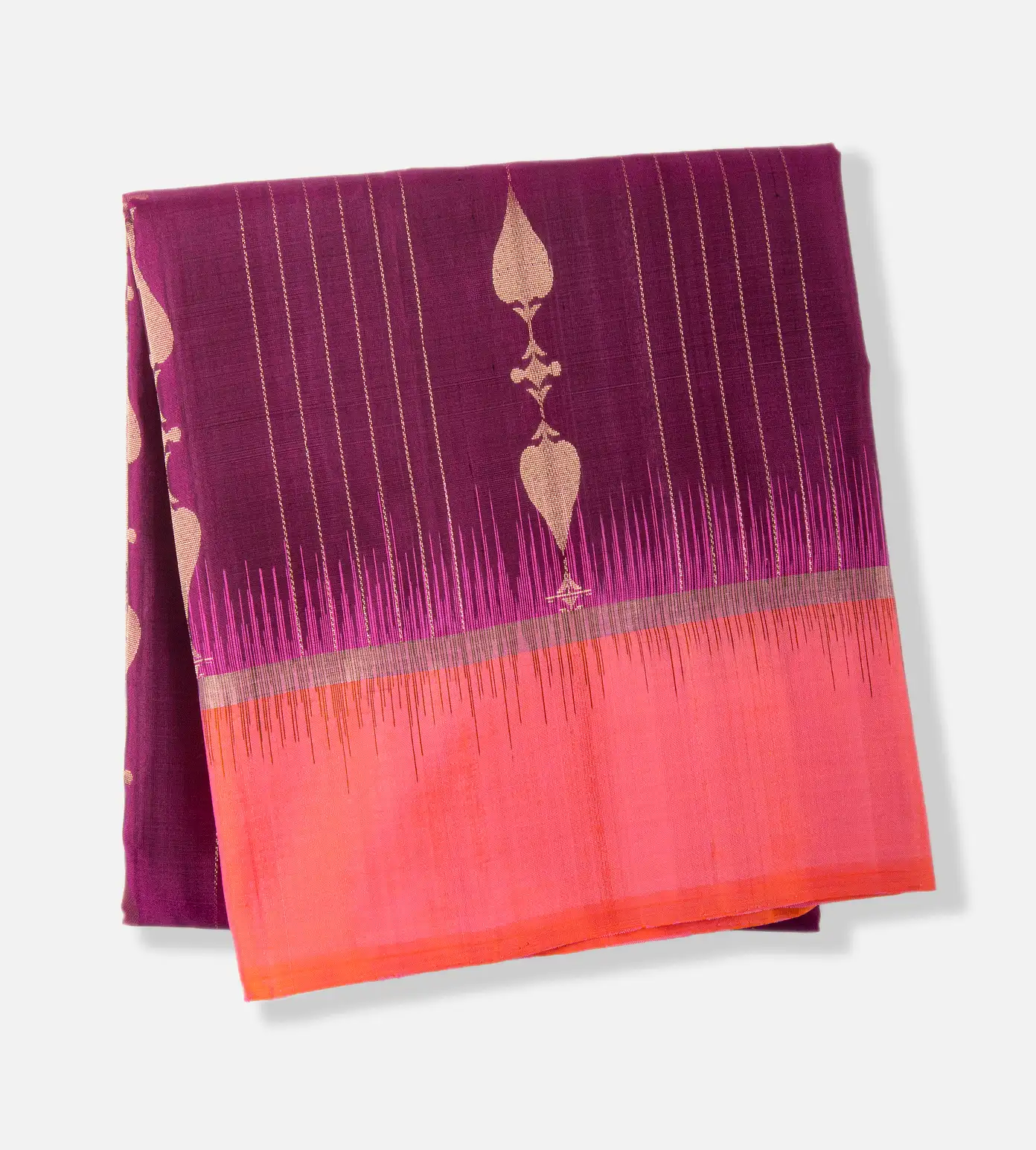 Deep Pink Soft Silk Saree1