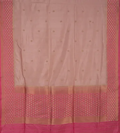 Pastel Pink Banarasi Silk Saree3