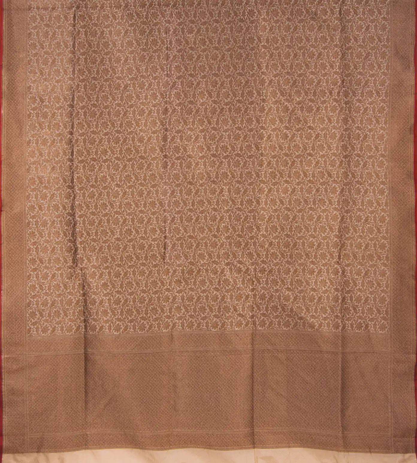Off White Banarasi Silk Saree3