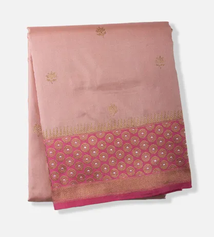 Pastel Pink Banarasi Silk Saree1