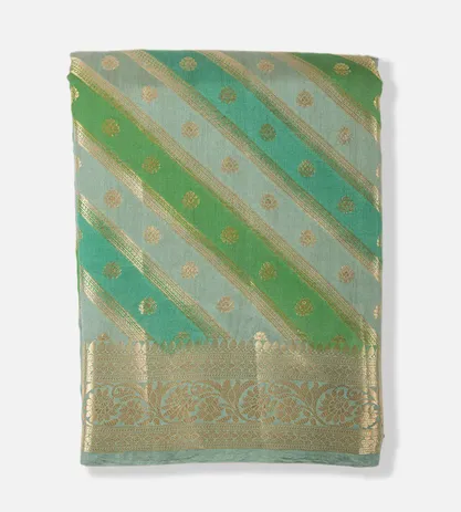 Multicolour Chaniya Silk Saree1