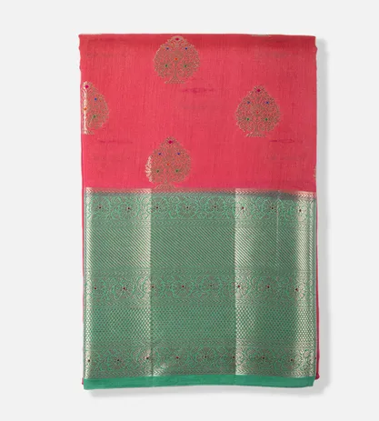Pink Chaniya Silk Saree1