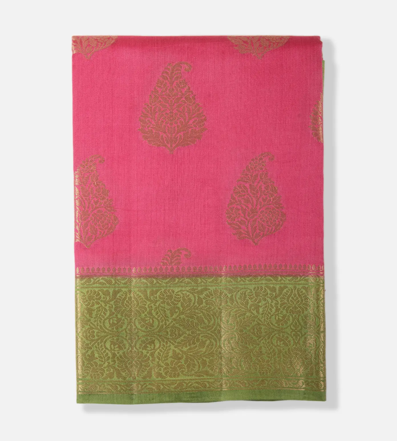 Pink Chaniya Silk Saree1