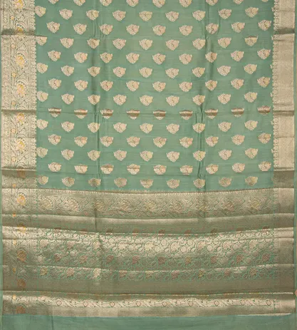 Light Green Chaniya Silk Saree3