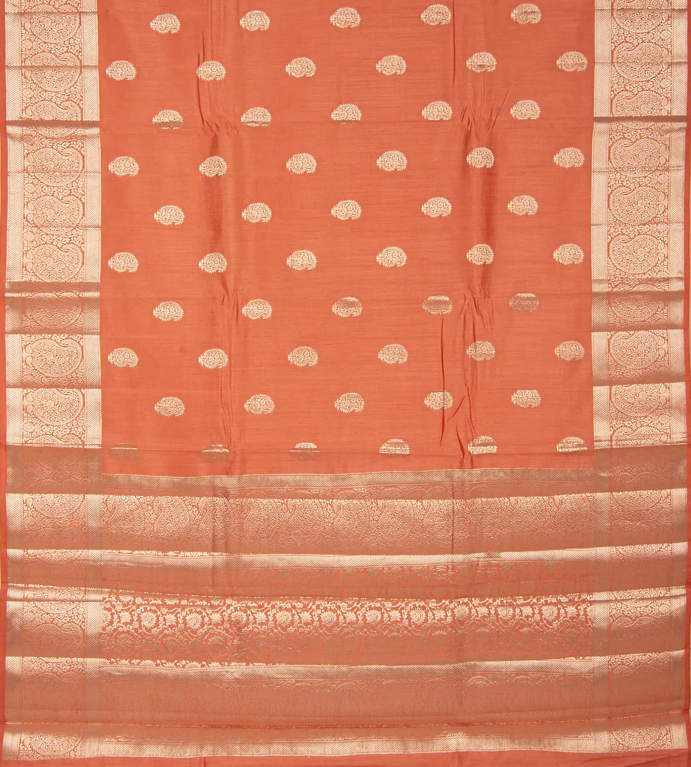 Peach Chaniya Silk Saree3