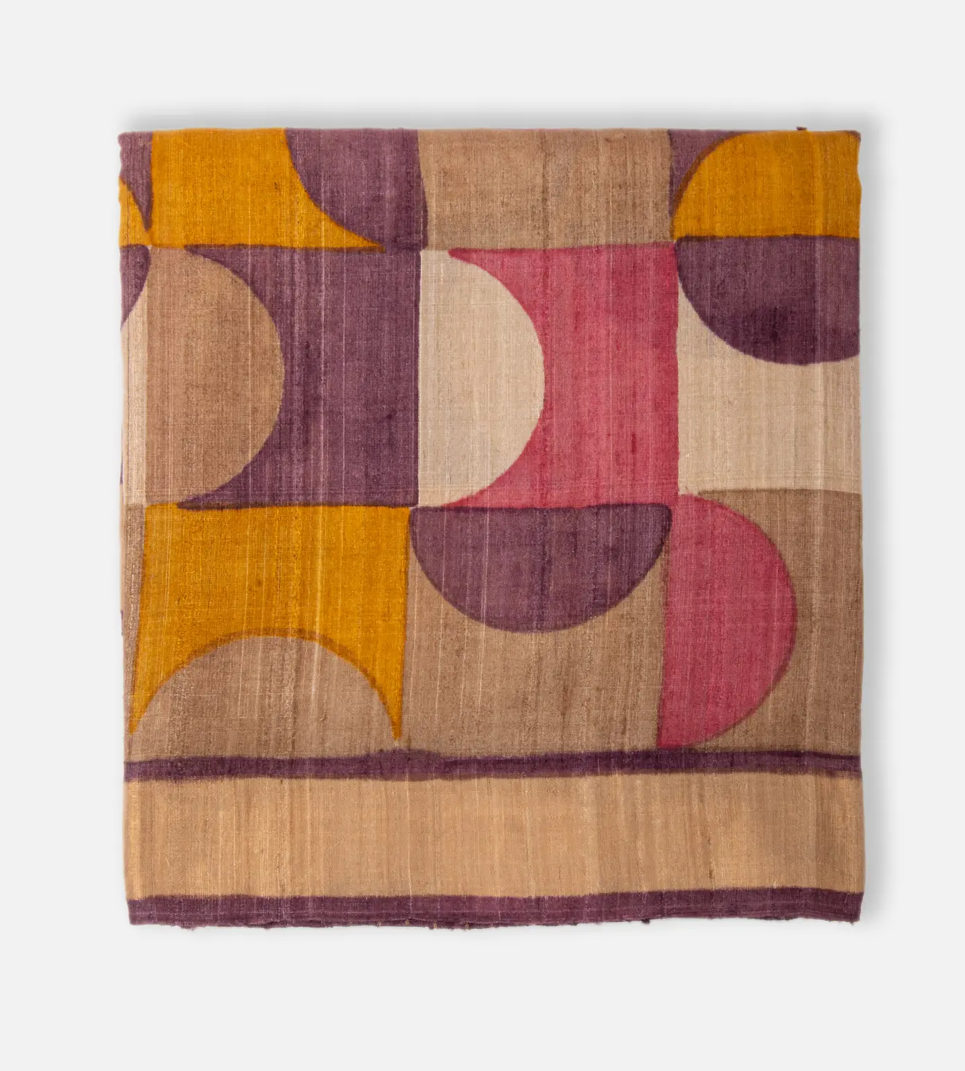 Multicolour Tussar Printed Saree1