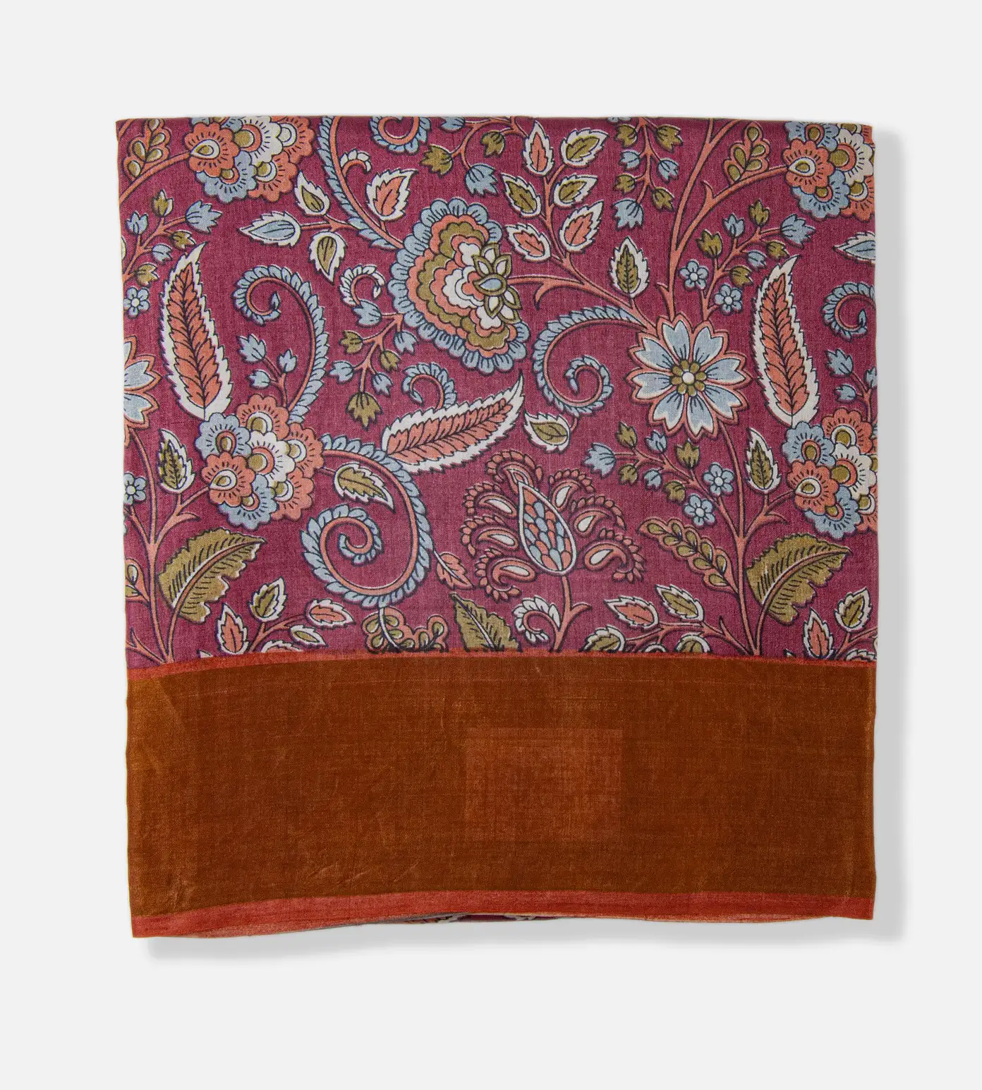 Pink Tussar Printed Saree1