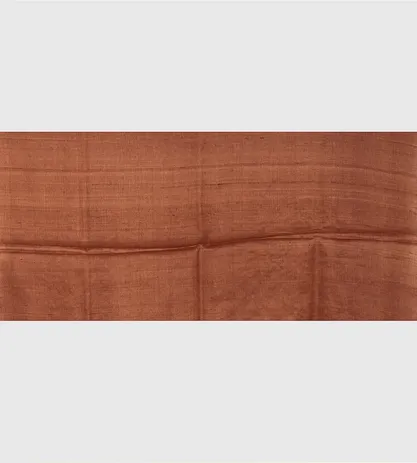 Rust Red Tussar Embroidery Saree4