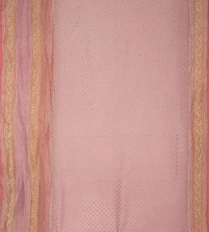 Pink Banarasi Georgette Saree2