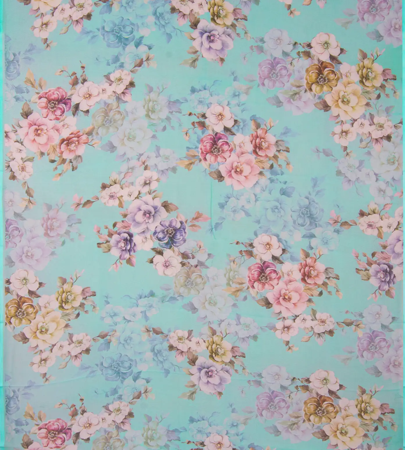 Light Blue Chiffon Saree2