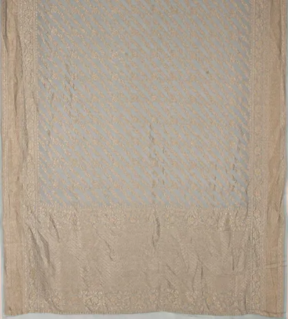Pastel Blue  Banaras Georgette Saree3