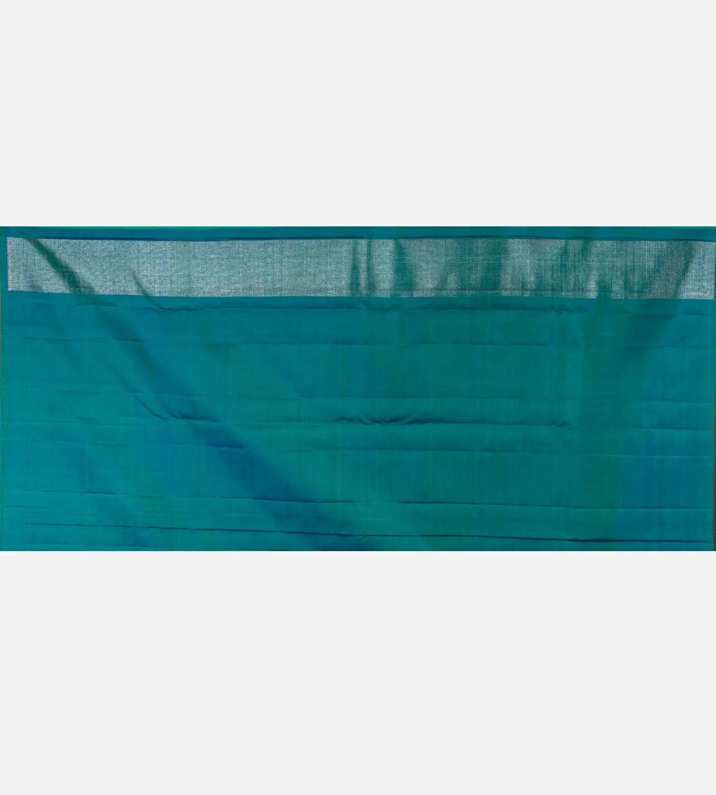 Peacock Blue Kanchipuram Silk Saree4