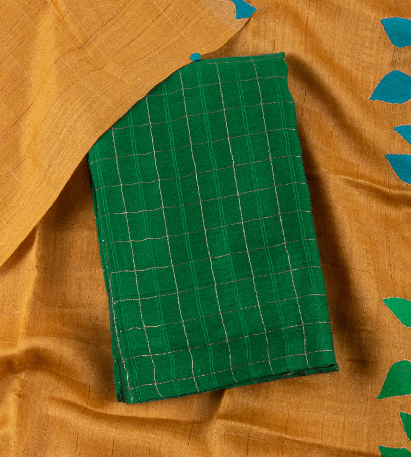 Green Tussar Salwar1