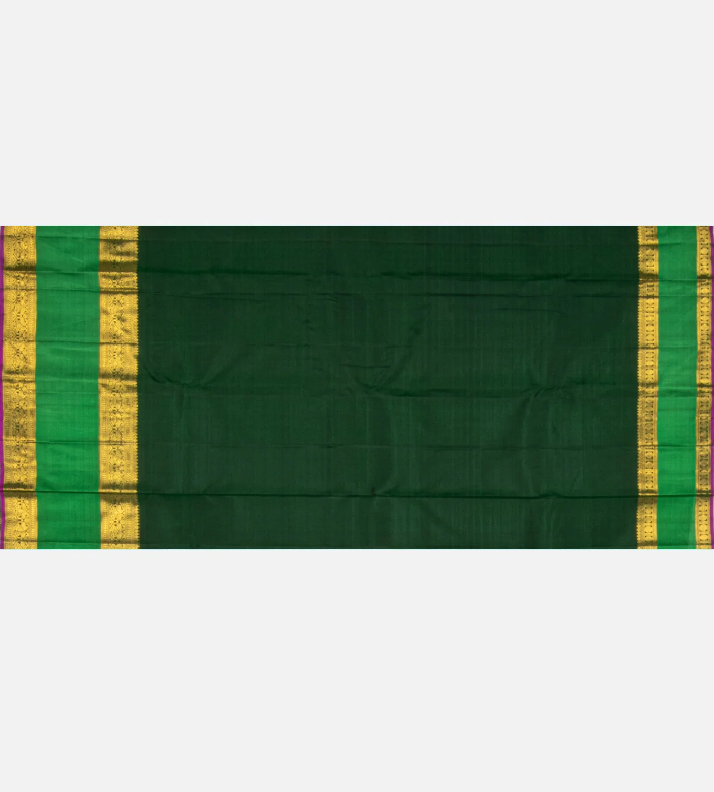 Green Kanchipuram Silk Saree4