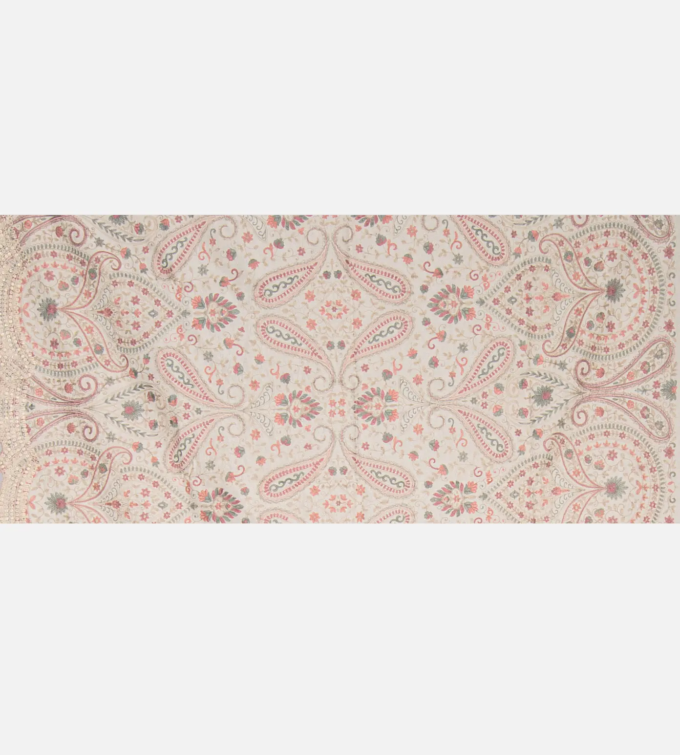 Light Pink Tussar Embroidery Saree4