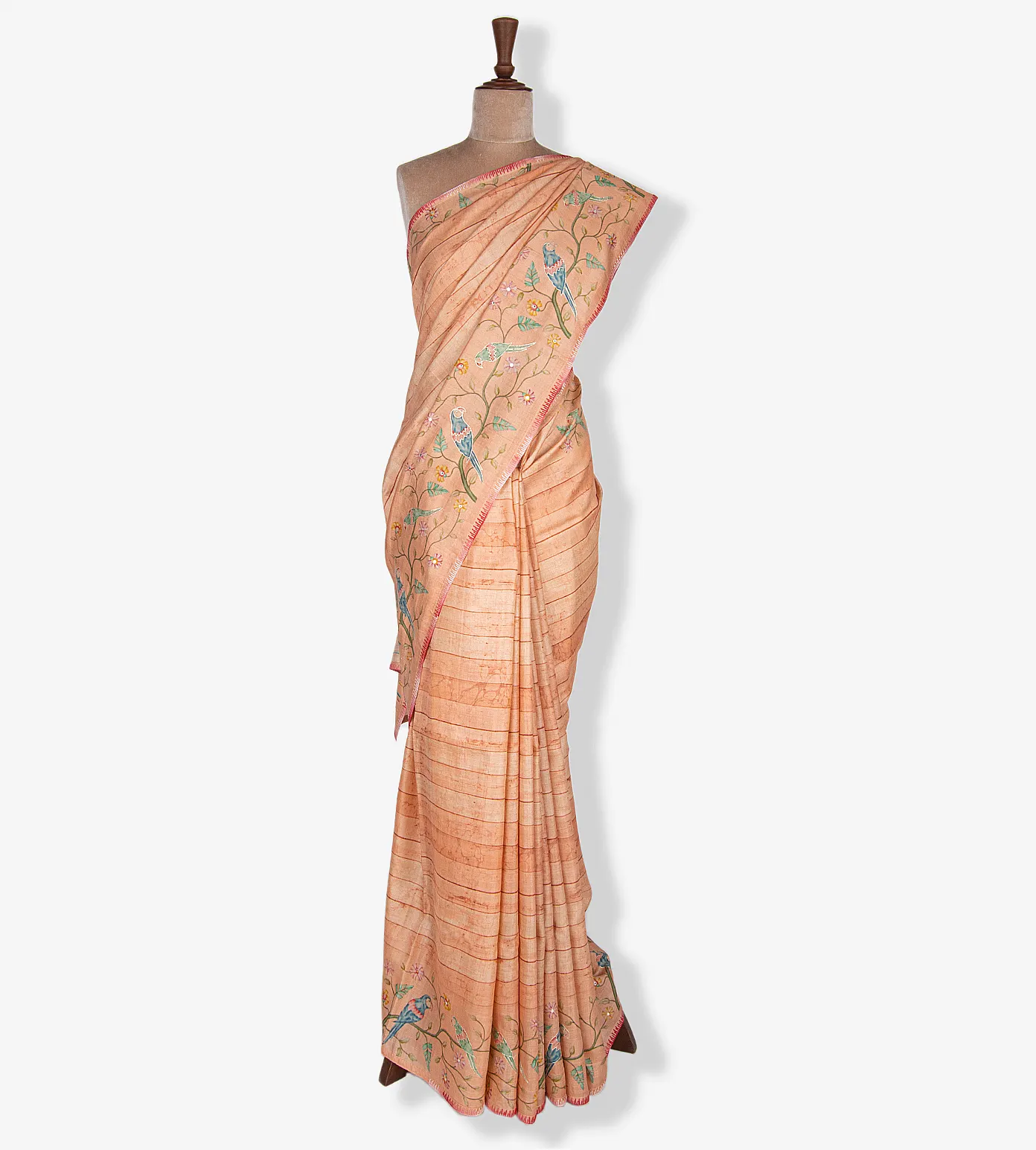 light-peach-tussar-embroidery-saree-b0535231-b