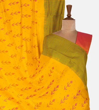Yellow Patola Silk Saree1