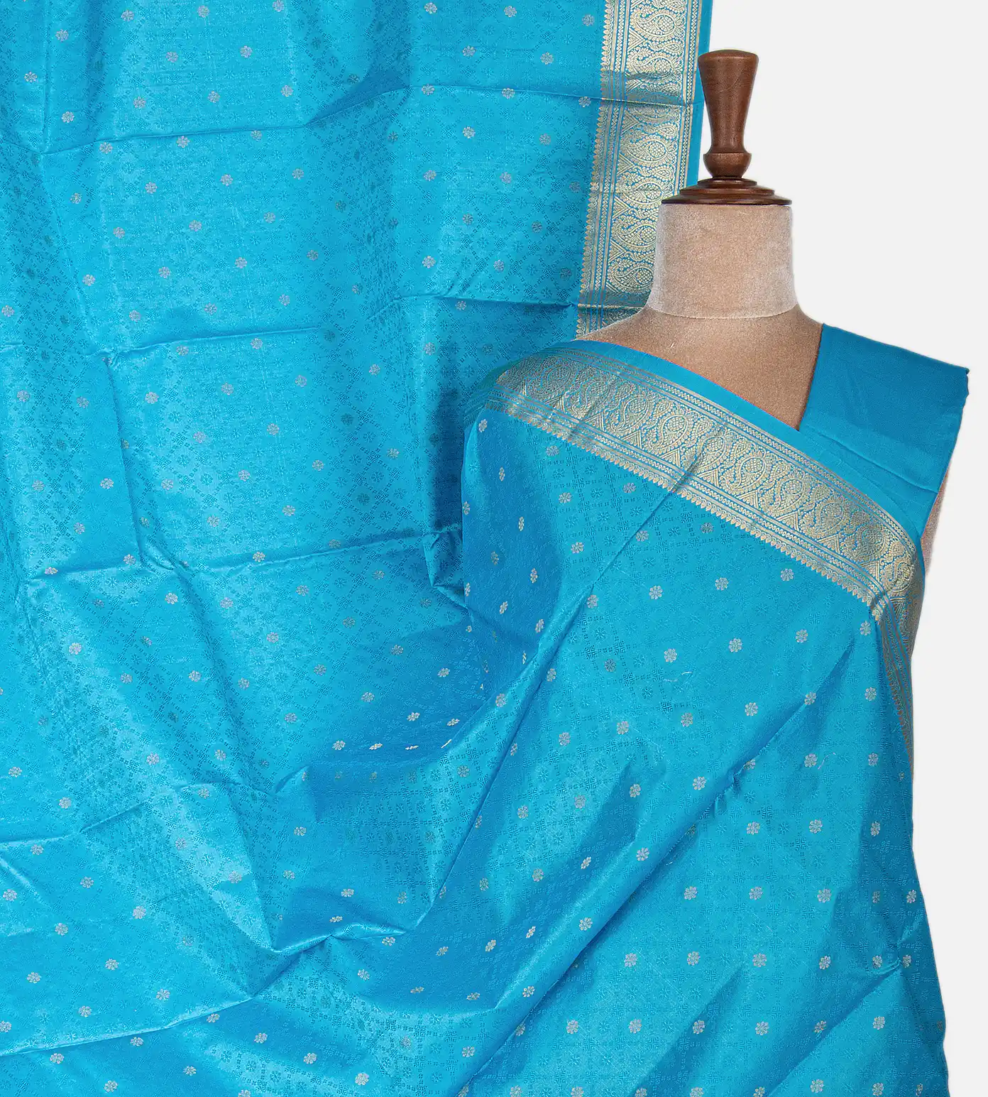 Light Blue Soft Silk Saree1