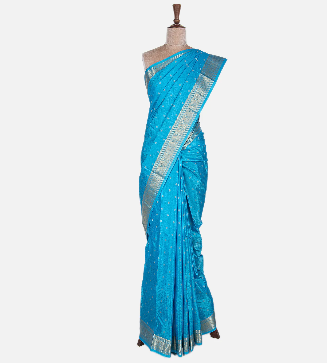 Light Blue Soft Silk Saree2