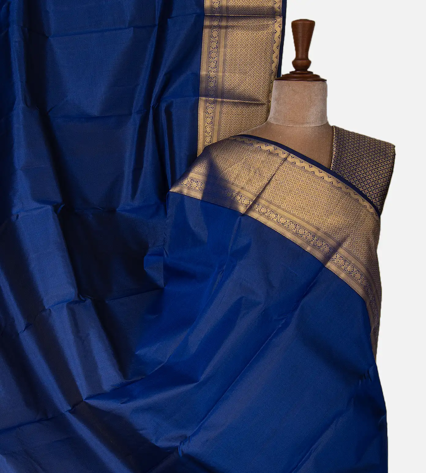 Blue Soft Silk Saree1