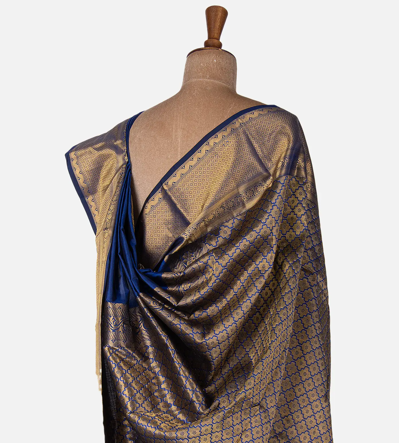 Blue Soft Silk Saree3