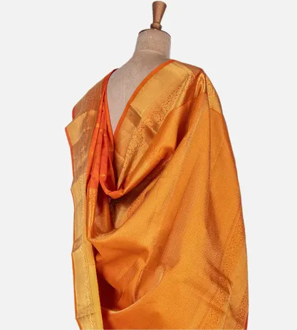 Orange Soft Silk Saree3