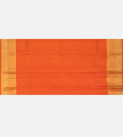 Orange Soft Silk Saree4