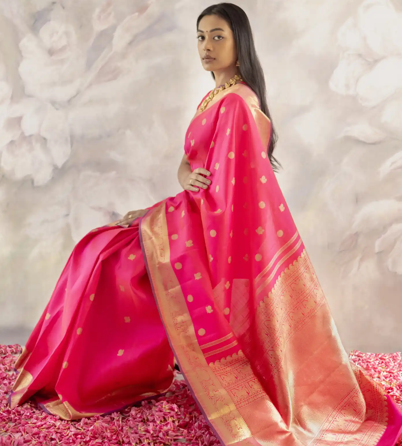 Pink Kanchipuram Silk Saree4