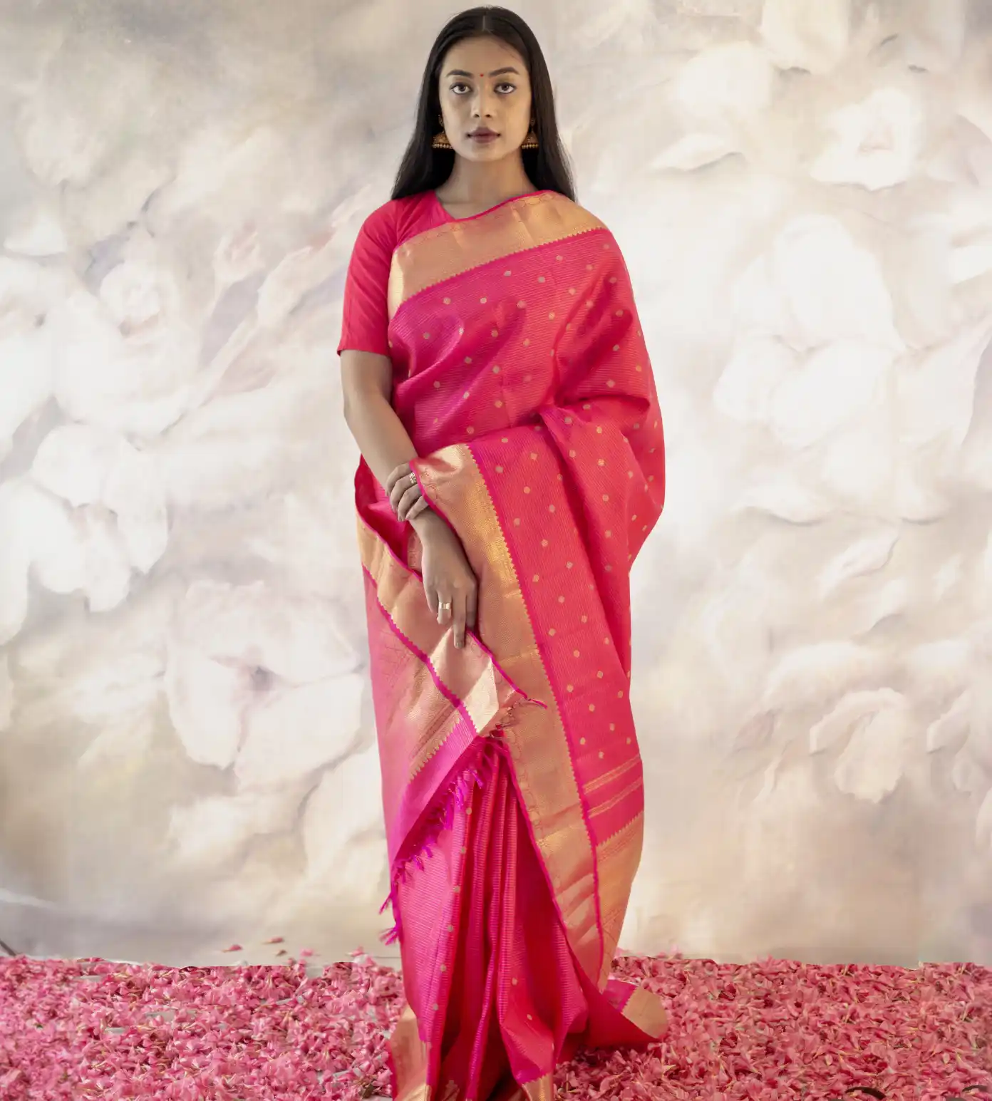 Pink Kanchipuram Silk Saree2