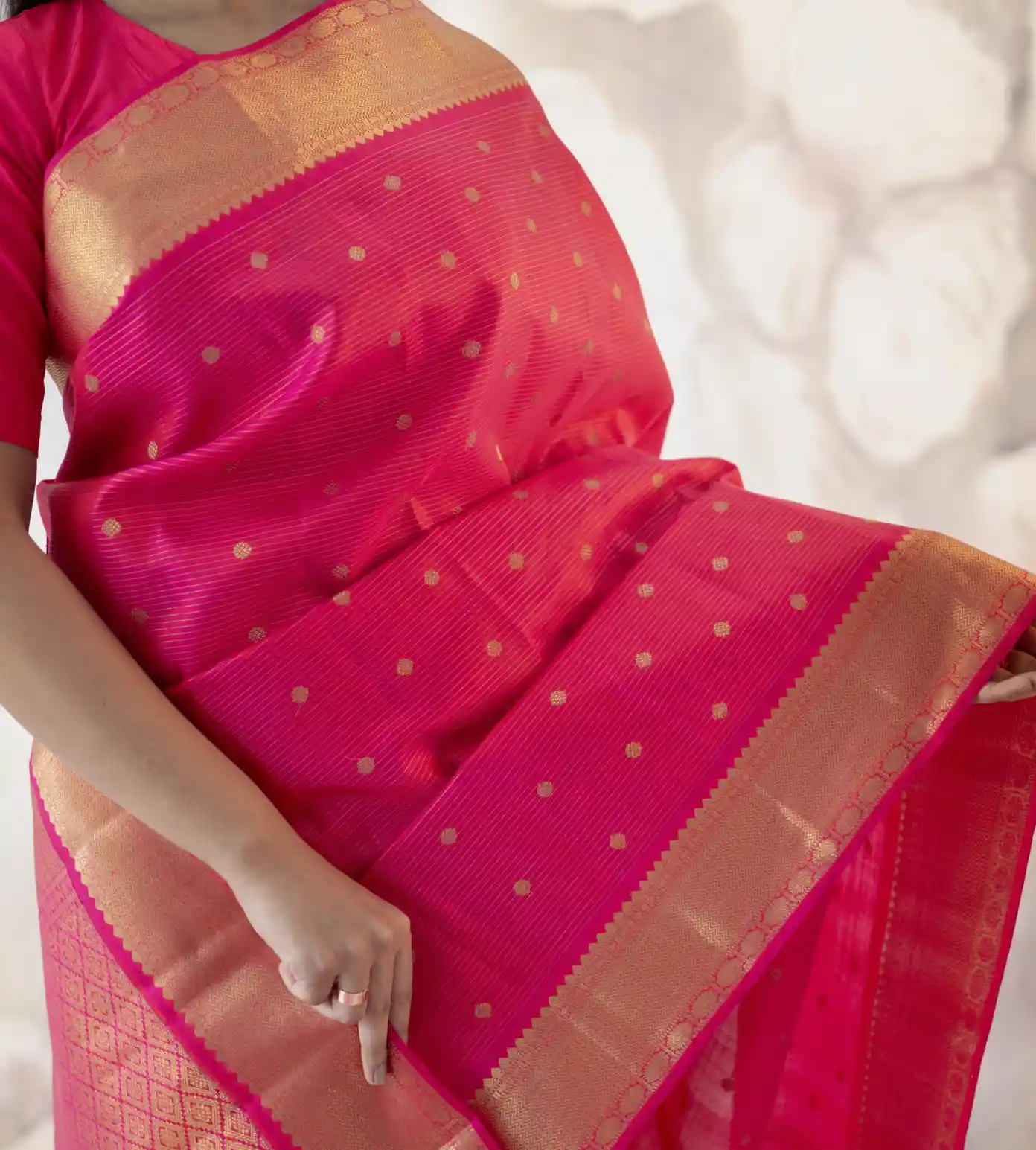 Pink Kanchipuram Silk Saree3