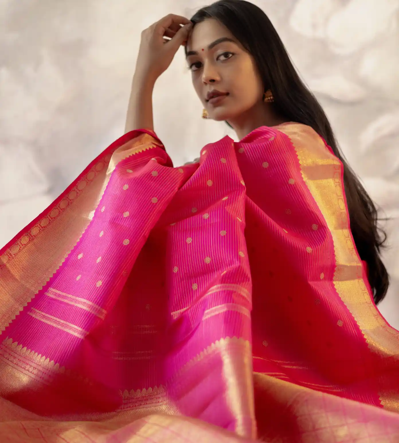 Pink Kanchipuram Silk Saree4