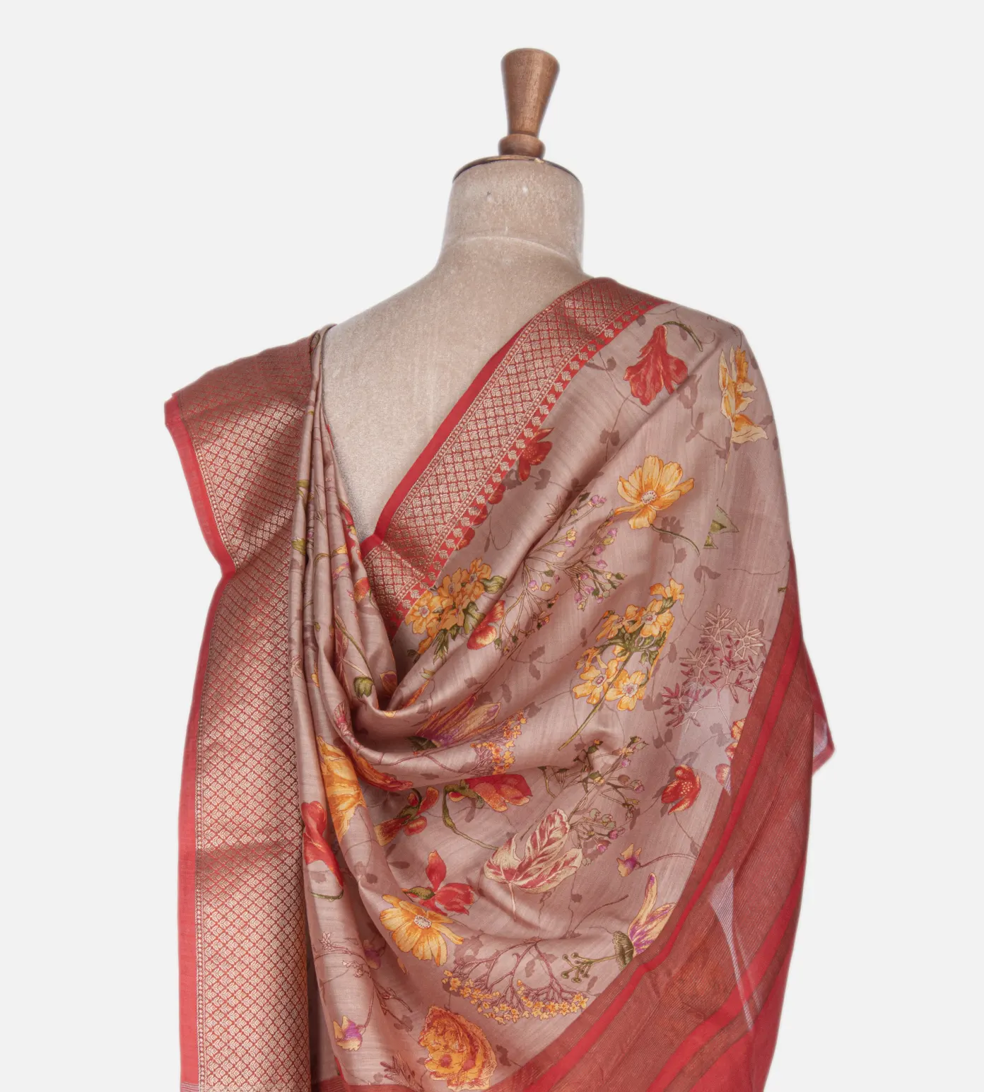 Mauve Chaniya Silk Saree3