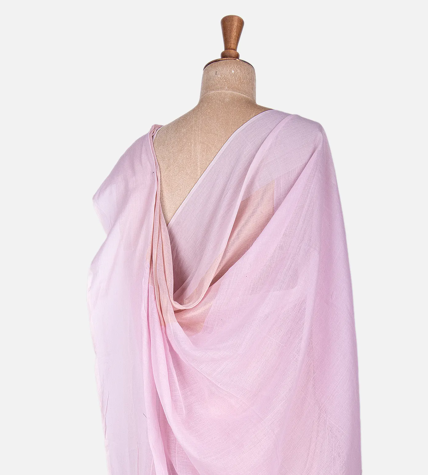 Pastel Pink Tussar Saree3