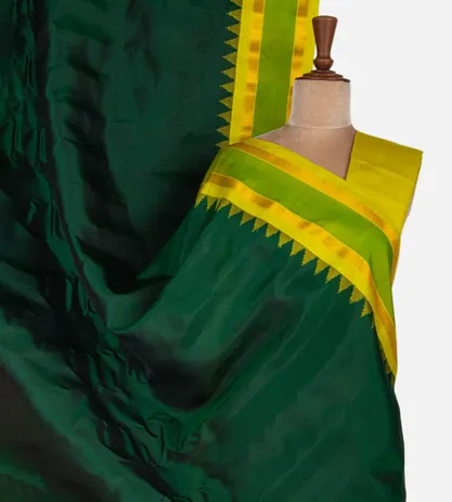 Green Gadwal Silk Saree1