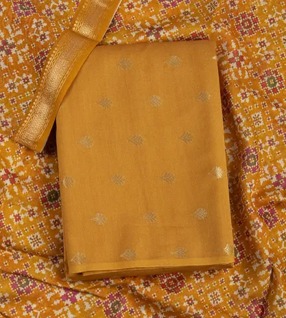 Yellow Banarasi Cotton Salwar1