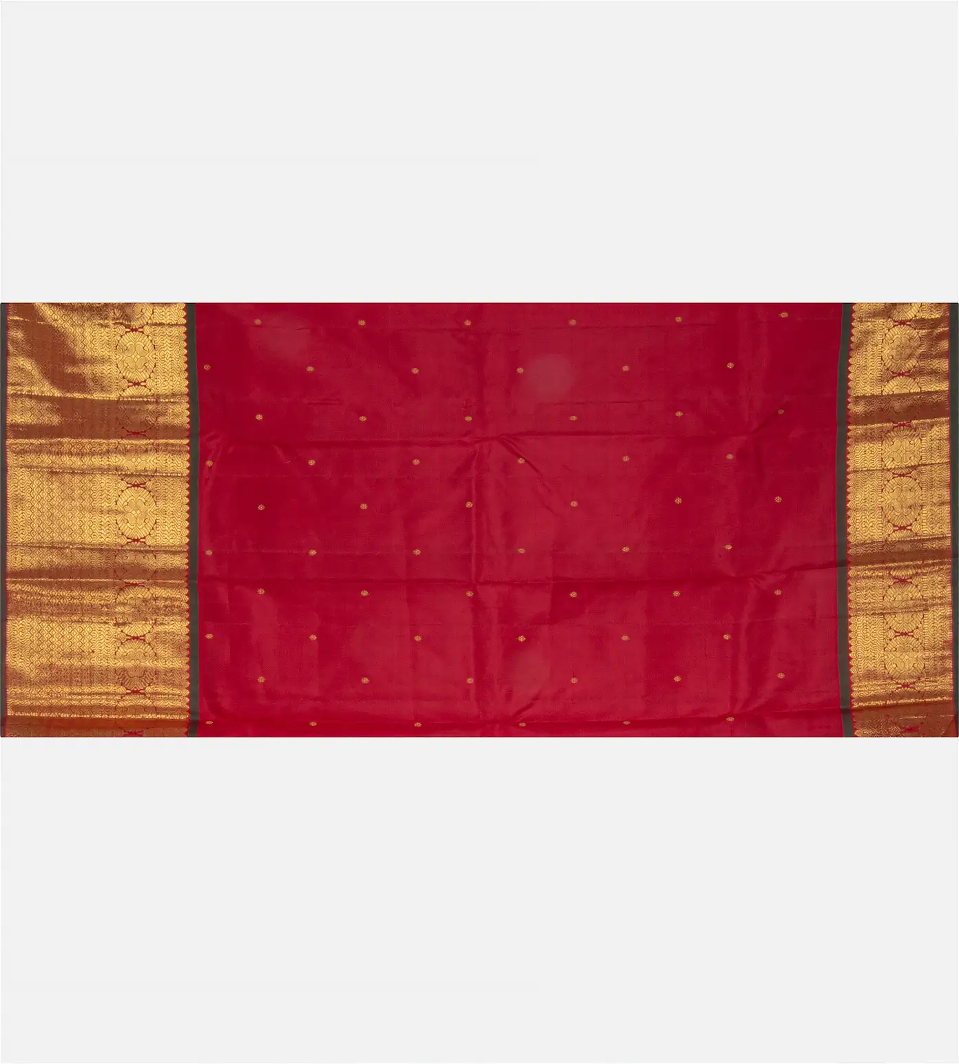 Off White Kanchipuram Silk Saree4