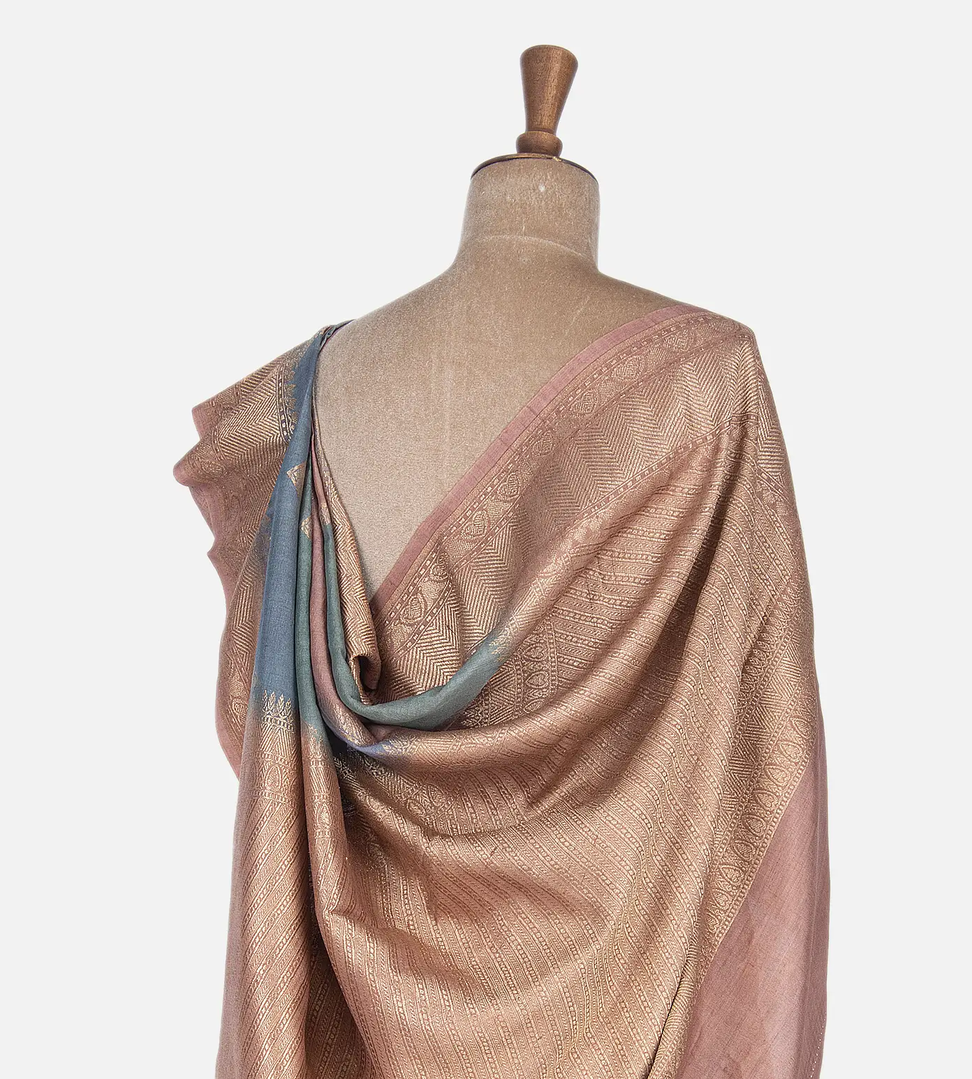 Multi Colour Tussar Georgette saree3